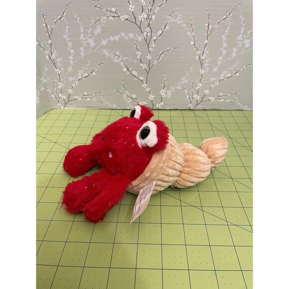 Walmart Hermit Crab Plush Stuffed Animal Red 8” In Shell - Picture 2 of 8